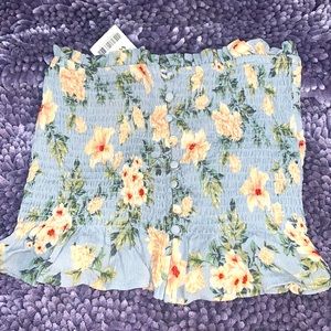 Floral crop top